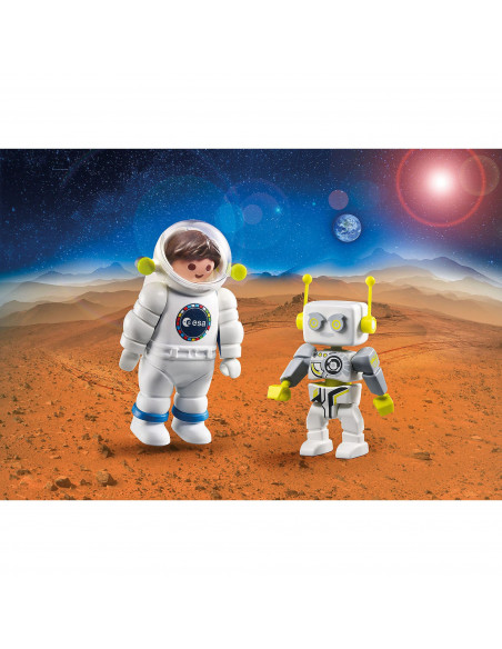 Playmobil - Set 2 (Figurine) Astronauti - Esa Si Robert,70991