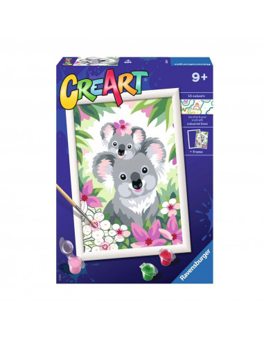 Pictura pe numere - Koala Cu Pui,RVSPBN20050