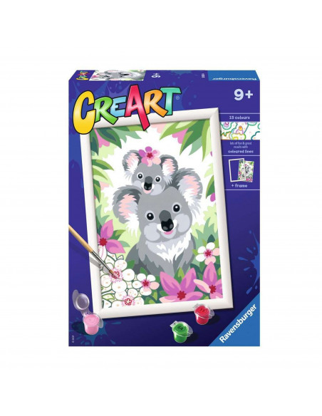 Pictura pe numere - Koala Cu Pui,RVSPBN20050
