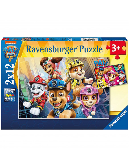 Puzzle Paw Patrol, 2X12 Piese,RVSPC05151