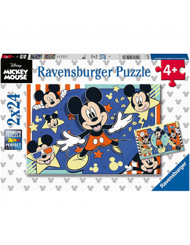 Puzzle Mickey, 2X24 Piese,RVSPC05578