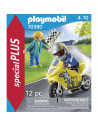 Playmobil - Baiat Cu Motocicleta Si Arbitru,70380