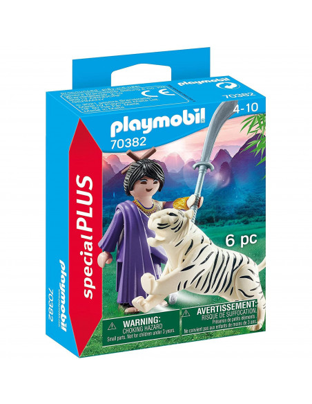 Playmobil - Luptator Cu Tigru,70382