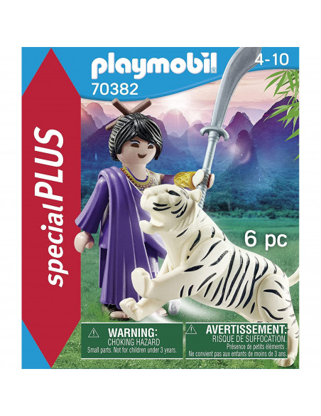 Playmobil - Luptator Cu Tigru,70382