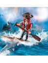 Playmobil - Pirat Cu Pluta,70598