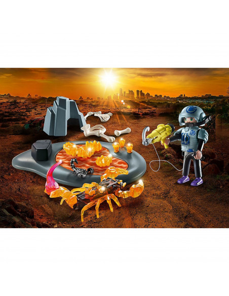 Playmobil - Lupta Impotriva Scorpionului De Foc,70909
