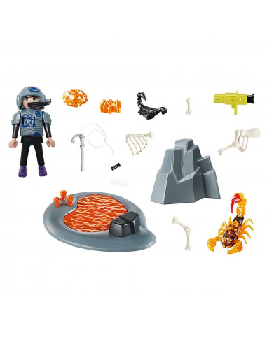 Playmobil - Lupta Impotriva Scorpionului De Foc,70909