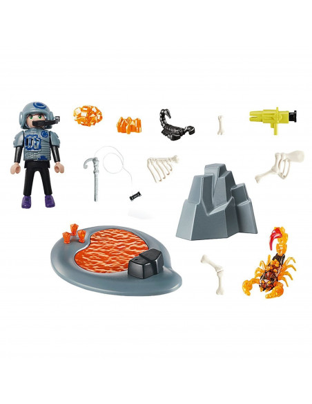 Playmobil - Lupta Impotriva Scorpionului De Foc,70909
