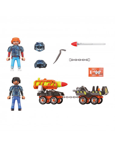 Playmobil - Racheta Din Mina,70929 Playmobil - Racheta Din Mina,70929