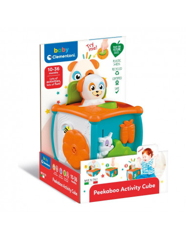 Baby Clementoni - Cub Cu Activitati,CL17672 Baby Clementoni - Cub Cu Activitati,CL17672