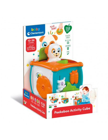 Baby Clementoni - Cub Cu Activitati,CL17672 Baby Clementoni - Cub Cu Activitati,CL17672