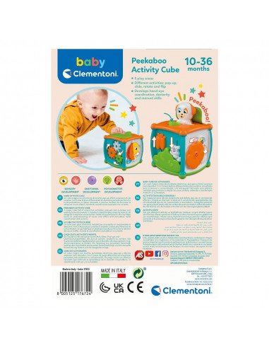 Baby Clementoni - Cub Cu Activitati,CL17672 Baby Clementoni - Cub Cu Activitati,CL17672