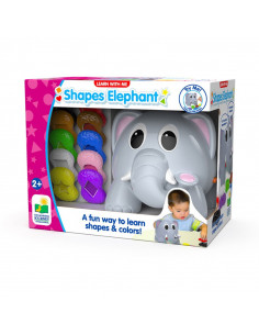 Joc Elefant - Sa Invatam Culorile, Formele - Eng,TLJ345207 2