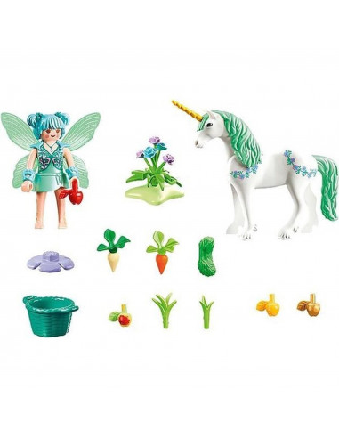 Playmobil - Zana Hranitoare Si Unicorn,70655