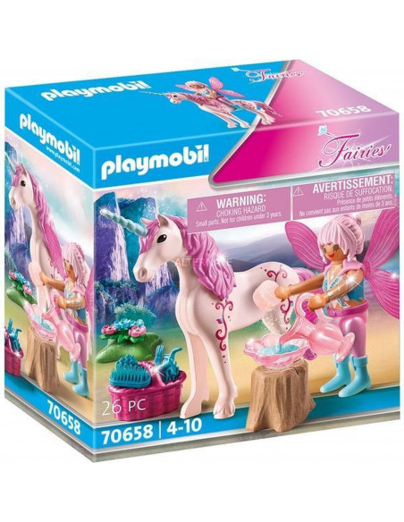 Playmobil - Zana Ingrijitoare Si Unicorn,70658