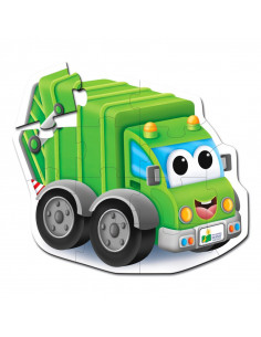 Primul Meu Puzzle De Podea - Camion De Reciclat,TLJ128541