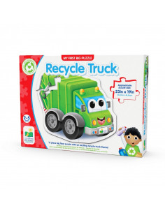 Primul Meu Puzzle De Podea - Camion De Reciclat,TLJ128541 2