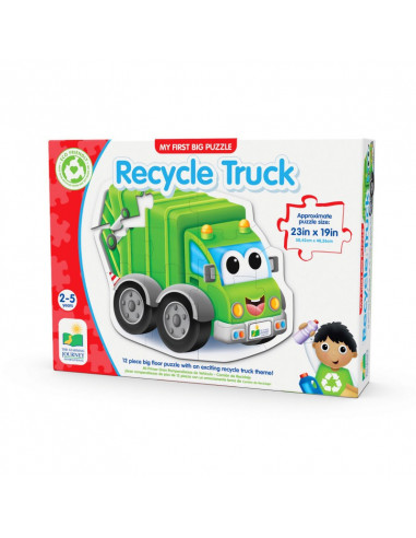 Primul Meu Puzzle De Podea - Camion De Reciclat,TLJ128541