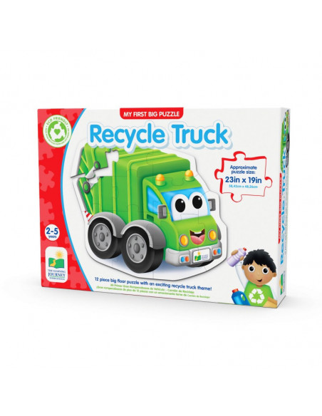 Primul Meu Puzzle De Podea - Camion De Reciclat,TLJ128541