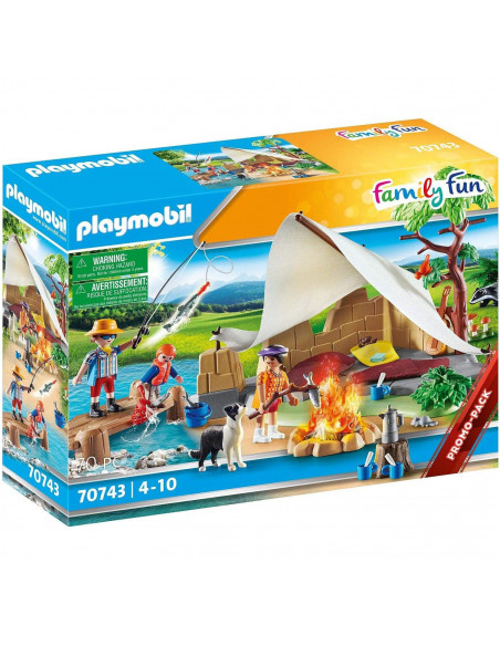 Playmobil - Camping In Familie,70743