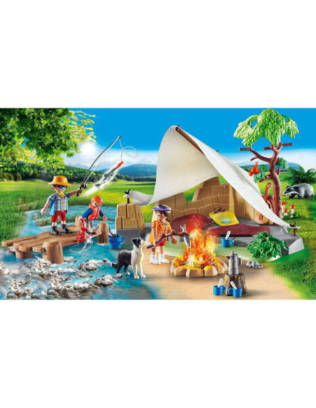 Playmobil - Camping In Familie,70743
