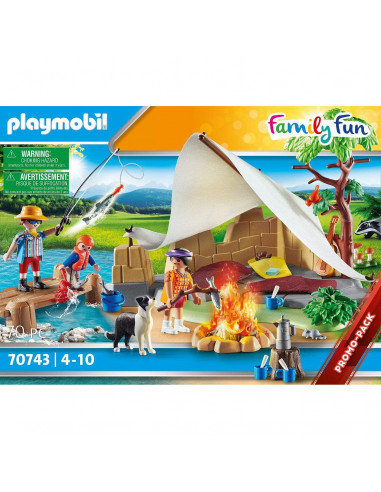 Playmobil - Camping In Familie,70743