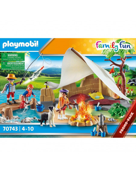 Playmobil - Camping In Familie,70743