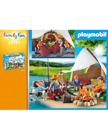 Playmobil - Camping In Familie,70743