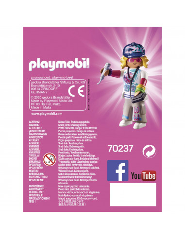 Playmobil - Figurina Cantaret Rap,70237