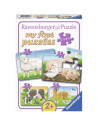 Primul Meu Puzzle Animale De La Ferma, 2/4/6/8 Piese,RVSPC06953