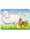 Primul Meu Puzzle Animale De La Ferma, 2/4/6/8 Piese,RVSPC06953