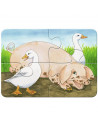 Primul Meu Puzzle Animale De La Ferma, 2/4/6/8 Piese,RVSPC06953