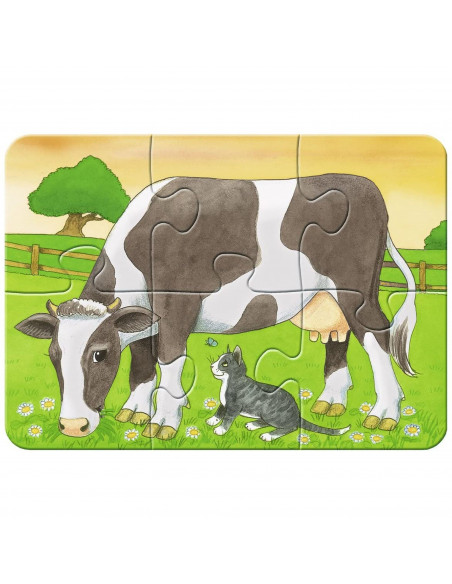 Primul Meu Puzzle Animale De La Ferma, 2/4/6/8 Piese,RVSPC06953
