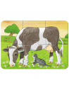 Primul Meu Puzzle Animale De La Ferma, 2/4/6/8 Piese,RVSPC06953