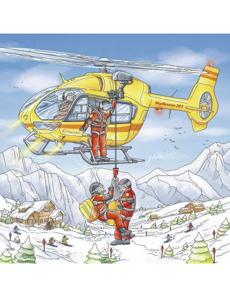 Puzzle Partie De Schi, 3X49 Piese,RVSPC08052