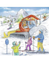 Puzzle Partie De Schi, 3X49 Piese,RVSPC08052