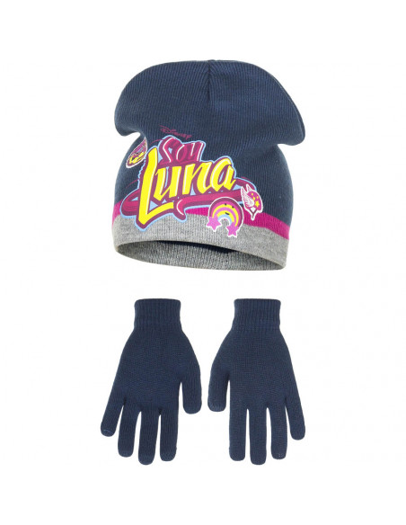 Set Caciula + Manusi + Set desen Soy Luna - Albastru/Roz Set Caciula + Manusi + Set desen Soy Luna - Albastru/Roz