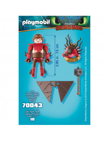Playmobil - Snotlout In Costum De Zbor,70043