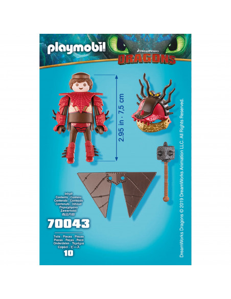 Playmobil - Snotlout In Costum De Zbor,70043
