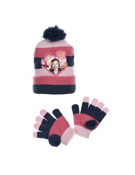 Set Caciula + Manusi + Set desen Soy Luna - Roz/Albastru Set Caciula + Manusi + Set desen Soy Luna - Roz/Albastru
