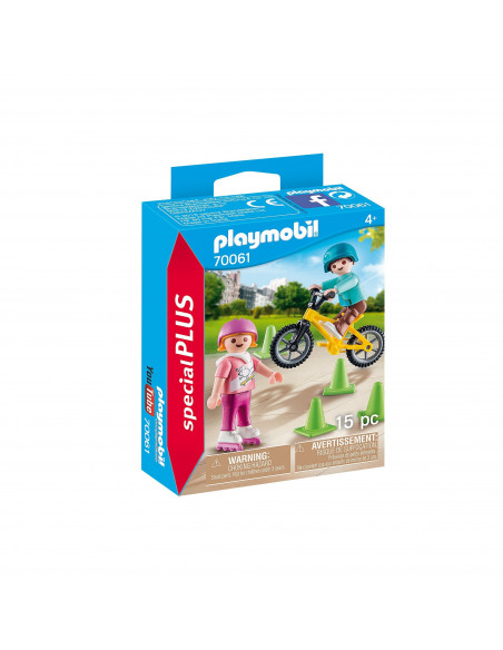 Playmobil - Figurina Copii Cu Role Si Bicicleta,70061