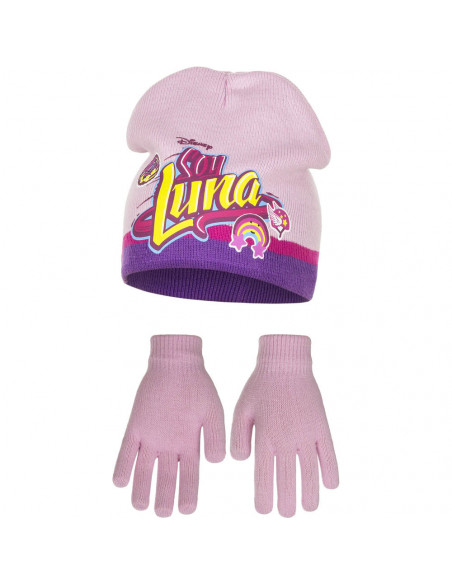 Set Caciula + Manusi + Set desen Soy Luna - Roz/mov, Diverse