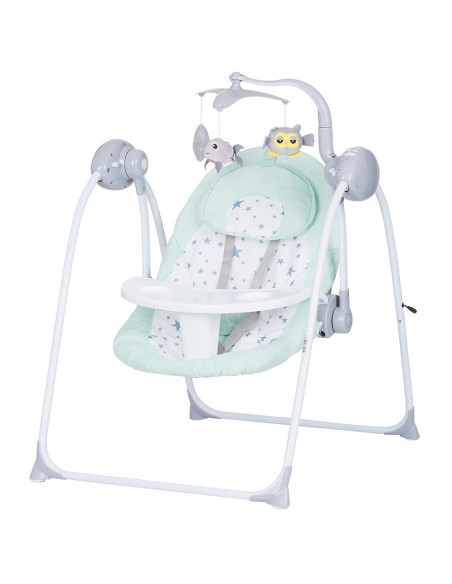 Leagan electric si balansoar Chipolino Nux avocado,LSHNXU02203AV