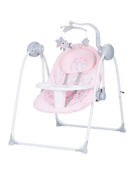 Leagan electric si balansoar Chipolino Nux blush,LSHNXU02204BH