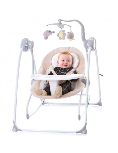 Leagan electric si balansoar Chipolino Nux humus,LSHNXU02202HU