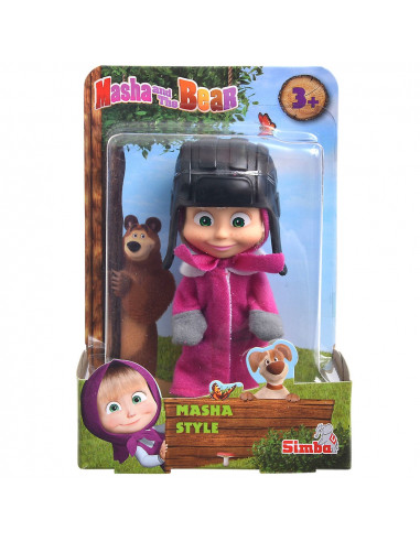 Papusa Simba Masha and the Bear 12 cm Masha hockey,S109301680-HO