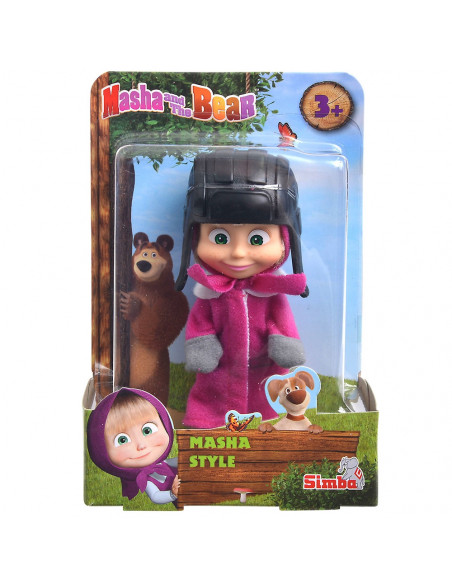 Papusa Simba Masha and the Bear 12 cm Masha hockey,S109301680-HO