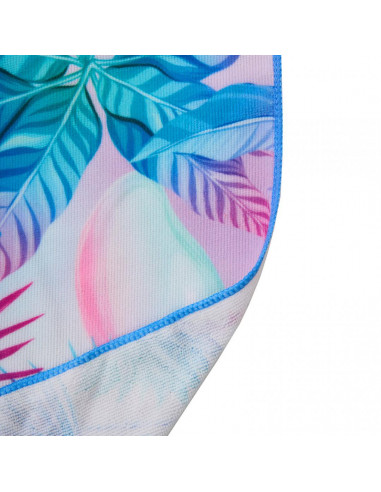 PROSOP PLAJA CU RUCSAC 70X140 CM LEAFS,HR-BGTWL140-LFS