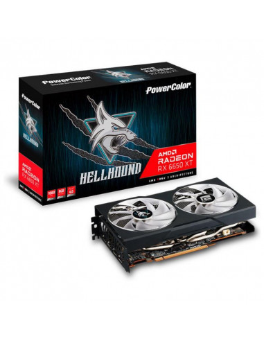 Placa video PowerColor Radeon RX 6650 XT Hellhound, 8GB GDDR6