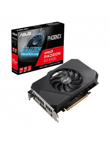 Placa video ASUS Radeon RX 6400 Phoenix, 4GB GDDR6